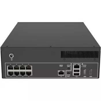 Network video recorder - 8 IP channels - 4 TB HDD - PoE switch - HDMI - USB 3.2