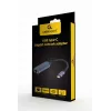 Network adapter Gembird A-USB3C-LAN-01 Type-C USB 3.2 Gen 1, Gigabit RJ-45, 0.15 m cable, metal housing, grey/black