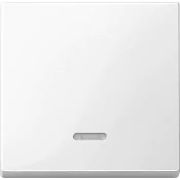 Light switch Merten 436019 — thermoplastic white, button control, single-gang