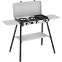 Camping Kitchen 2 Multi Cook Plus, gas stove Grey, 2 cooking zones 2x 1,8 kW + Grill Plate 0,9 kW, model 2025