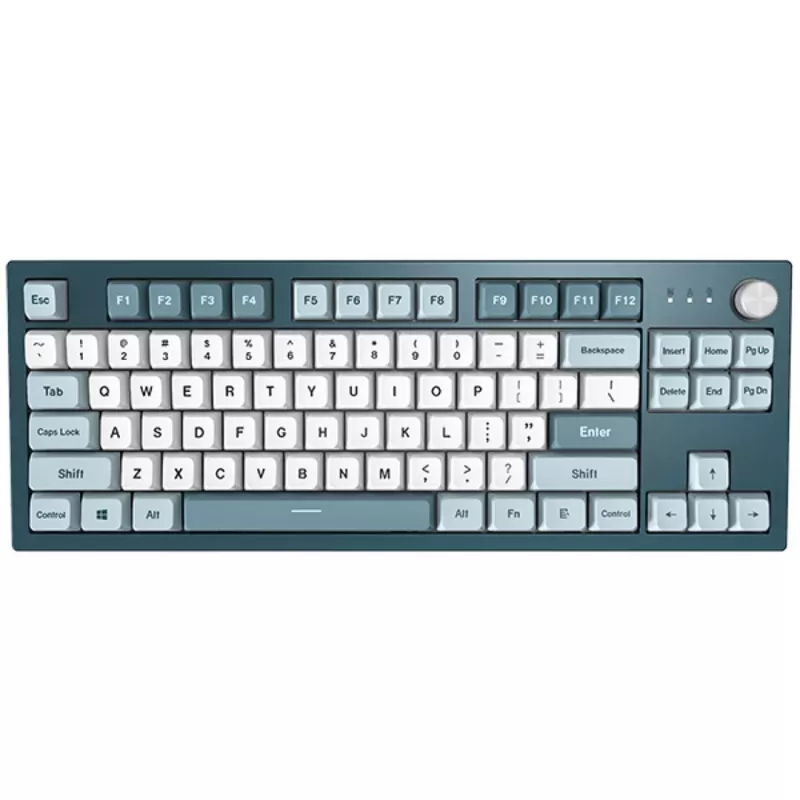 Montech MKey TKL keyboard Gaming USB Dark Grey, Light Blue, White