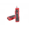 LANBERG network cable tester NT-0501 — RJ-11/RJ-12/RJ-45 support, max length 250 m, built-in battery, LED indicators, black