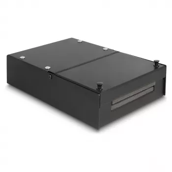 Distribution box DeLOCK 66235 4 port Metal Black
