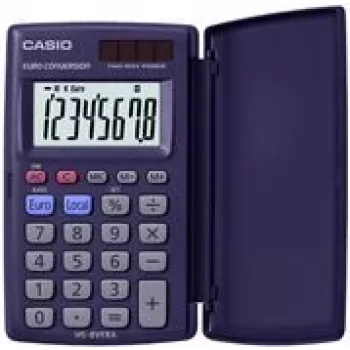 Financial Calculator Casio HS-8VERA Pocket 8 Digits Blue
