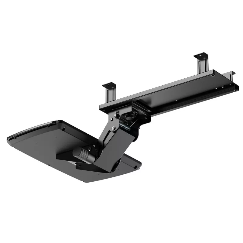 Maclean under-desk keyboard holder, adjustable, max. 5kg, black, MC-156 B