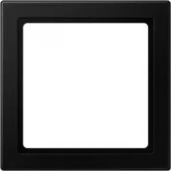 Switch frame Jung LS 961 Z5 SWM — black thermoplastic conventional design