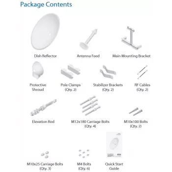 Ubiquiti RD-5G34 Networks airMAX Network Antenna Directional Antenna 34 dBi