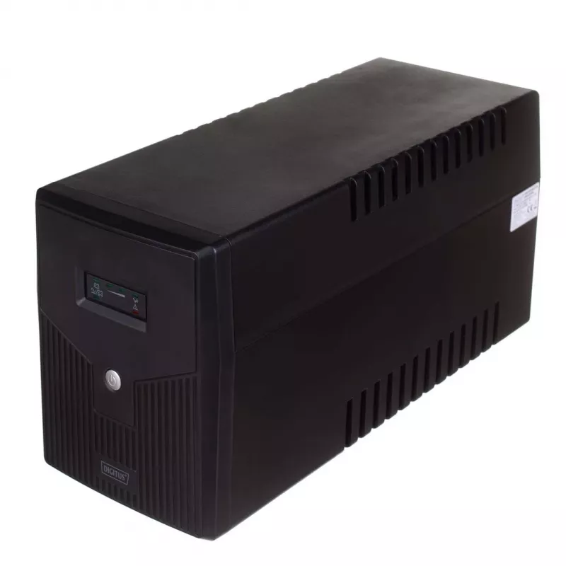 UPS DIGITUS Line-Interactive 2000VA/1200W, 2×12V 9Ah, AVR, 4×Schuko, USB, RS232, RJ45
