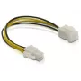 Power cable P4 male/female DeLOCK 82428 0.15 m