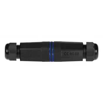 LogiLink IP68 Outdoor-Enclosure for Keystone Module and Couplers, Plastic, polyamide, Black, IP68, 140 mm, 36 mm, 36 mm