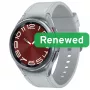 Samsung Renewed Galaxy Watch 6 Classic BT 43mm Smartwatch, Silver, Grade A