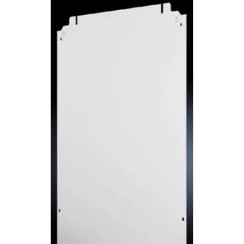 Mounting plate Rittal KX 1566.800, steel, 2 mm thickness, white, 1.43 kg