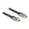 Delock - Ultra High Speed HDMI-Kabel - HDMI männlich bis HDMI männlich - 50cm - Dreifachisolierung - Grau - hauchvergoldete Kontakte, unterstützt 8K 6