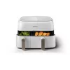 Philips 3000 series NA353/10 fryer Double 9 L Stand-alone 2750 W Hot air fryer Silver, White