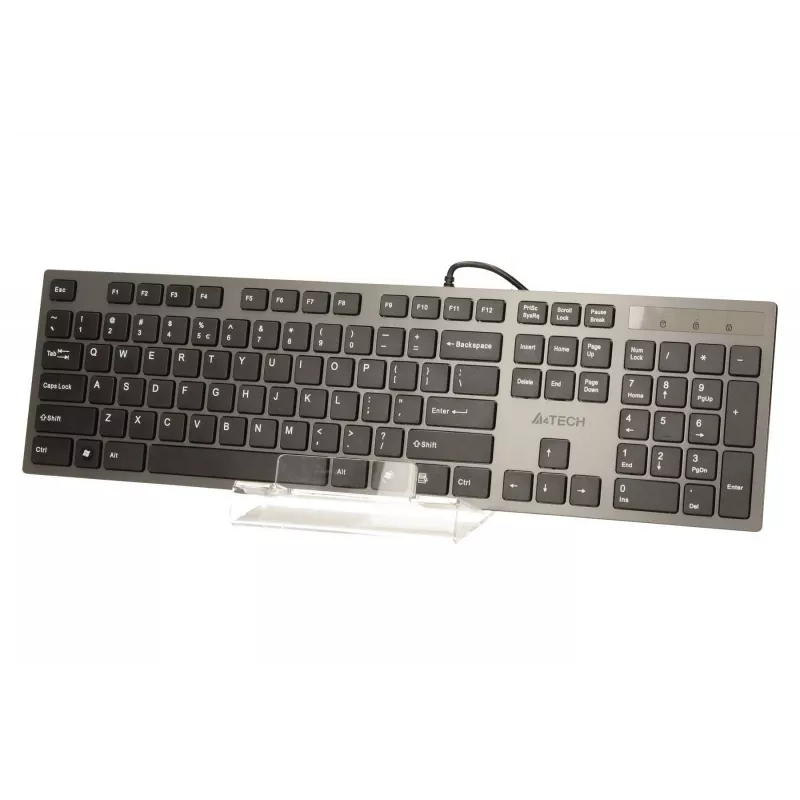 A4Tech KV-300H keyboard USB QWERTY Black, Grey