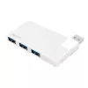 USB3.0 4-port hub, silver