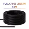 Ethernet patch cord cable QOLTEC CAT6 UTP, 50 m, black