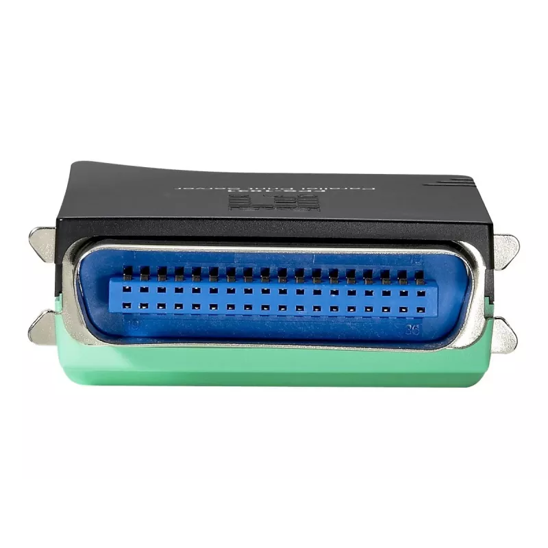LevelOne Parallel Print Server, Black, Green, Activity, Link, Power, Status, Taiwan, Ethernet LAN, IEEE 802.3, IEEE 802.3u, 10,100 Mbit/s