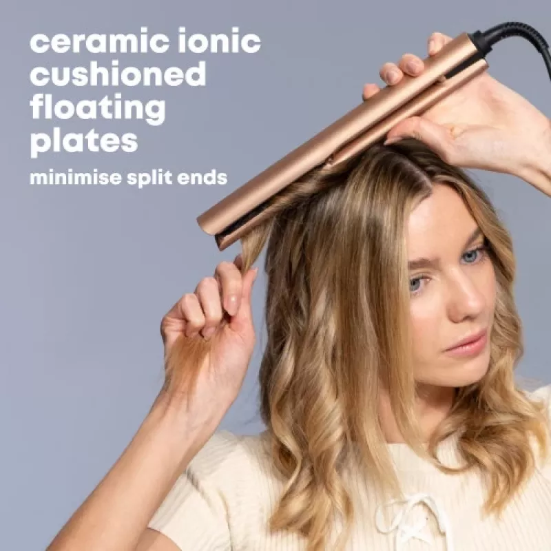 Hair straightener Revamp ST-1900GD-EU with ceramic plates, max 230°C, EU plug
