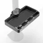 Shelf ONKRON A35, black ABS plastic, 190×105 mm, 160 g