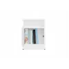 GALAX 30/1D WHITE BEDSIDE TABLE