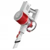 Cordless vacuum cleaner Adler AD 7051 — 300 W max, 22.2 V battery, 0.6 L bagless, stainless steel tube, EPA F8, LED light, white/red