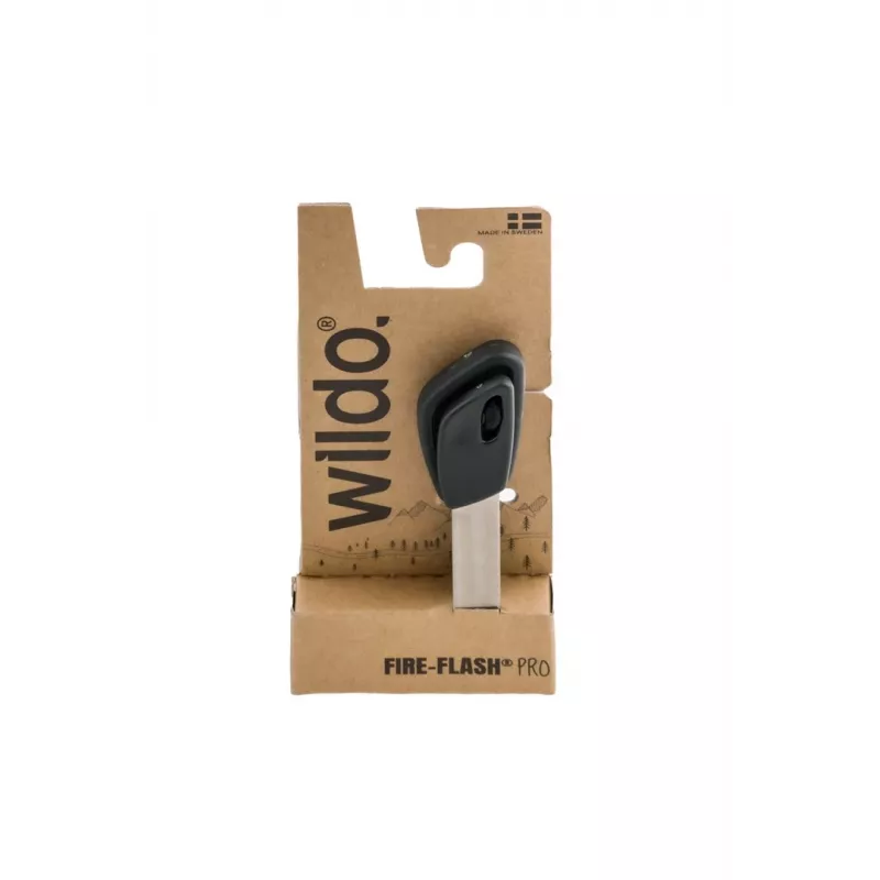 Fire striker Wildo Fire-Flash Pro Large spark emergency fire starter, ferrocerium, 76.2 mm, 29 g, black