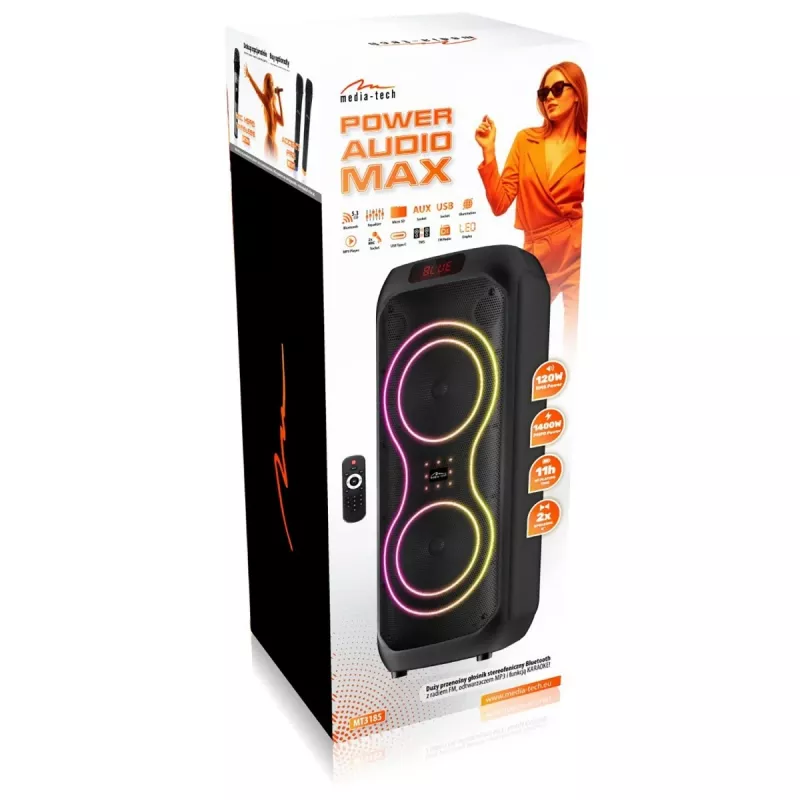 Large portable speaker power audio MAX MT3185