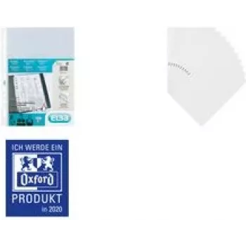 Document sleeve Elba 970386 A4 polypropylene 0.05 mm open top with euro hole