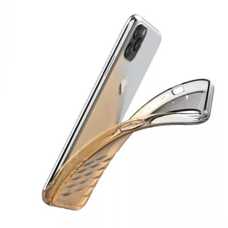 Protective phone case Devia Ocean series for iPhone 11 Pro Max — gradual gold finish