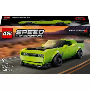 Construction toy car LEGO Speed Champions Dodge Challenger SRT Hellcat 77237 — 390 pieces, 1 minifigure, age 9+