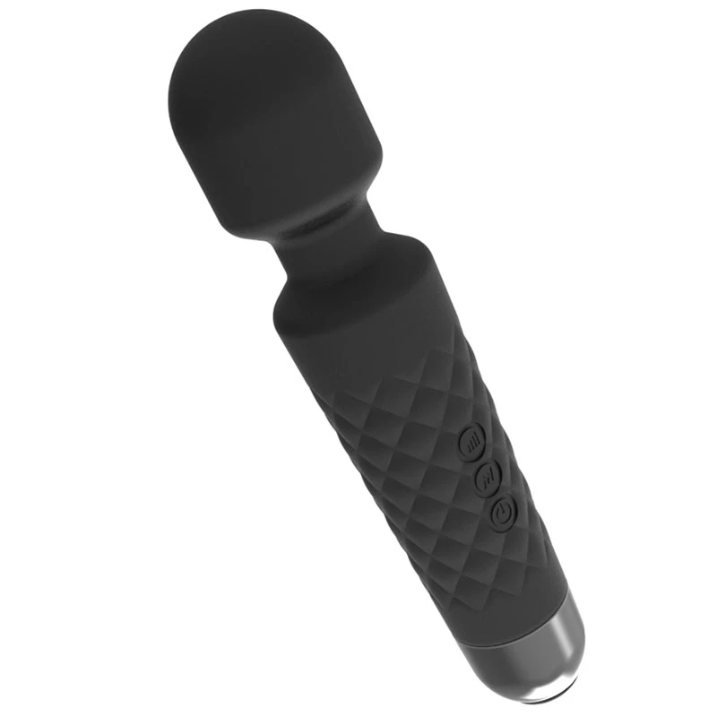 Clitoral Massager Erolab Wand-M Black — rechargeable, waterproof