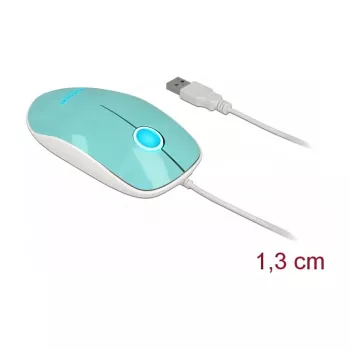 Mouse DeLOCK 12538 USB Type-A Optical Ambidextrous