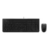 CHERRY DC 2000 keyboard Mouse included Office USB QWERTZ German Black