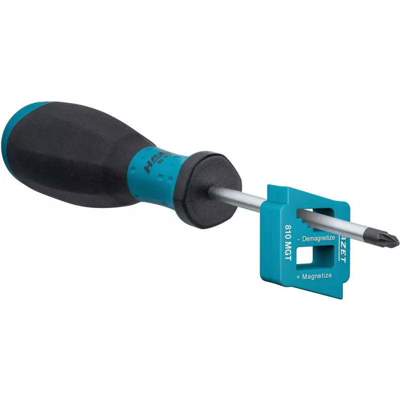 Hazet Magnetizer/Demagnetizer 810MGT — compact hand tool for magnetizing and demagnetizing tips