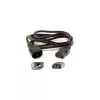 Power cable Eaton 1010081 Black 1.7 m C14 coupler Power plug type F