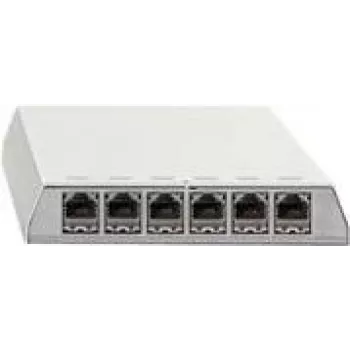 Patch panel Rutenbeck PP-Cat.6A iso-6 Ap rw shielded 6x RJ-45