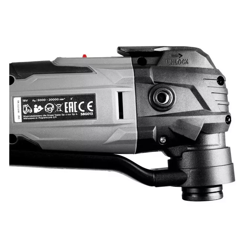 Multi-tool GRAPHITE Energy+ 18V 58G013 — cordless oscillating tool, 18 V battery-powered