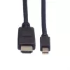 ROLINE Video Cable - Mini DisplayPort (M) to HDMI (M)