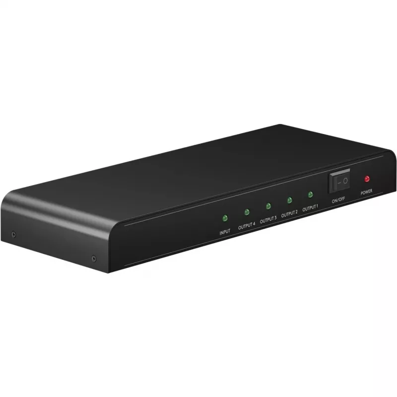 Goobay HDMI™-Splitter 1 to 4 (4K @ 30 Hz) (58482)
