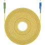 Goobay 59658 Fibre Optic Cable 1 m SC/APC SC/UPC FTTH OS2 Yellow (59658)