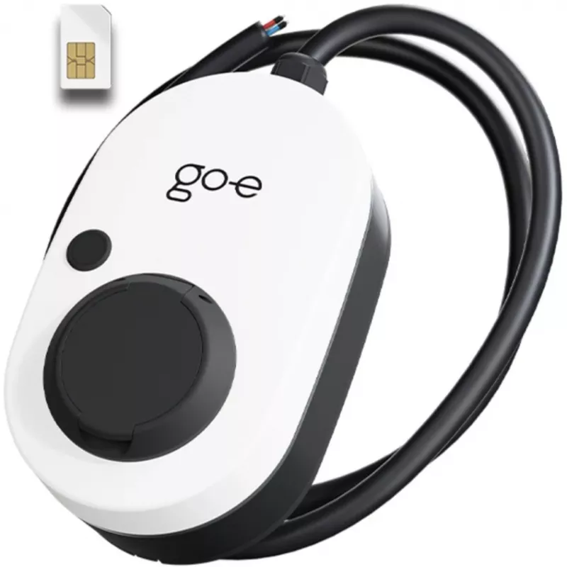 Charger Gemini 2.0, 22 kW (32A 3-phase), Wallbox White/black, without cable, 4G/LTE