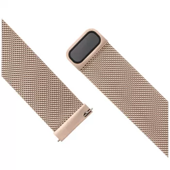 Watch strap FIXED Mesh Strap Fixed 18mm Stainless Steel Quick Release Gold