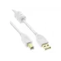 Microconnect USBAB2WF USB cable USB 2.0 2 m USB A USB B White