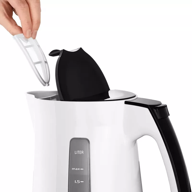 Electric kettle Melitta Enjoy Aqua 1.7 L 2400 W Black White