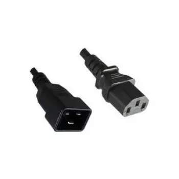 Microconnect PE030620 power cable Black 2 m C13 coupler C20 coupler