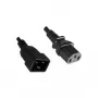 Microconnect PE030620 power cable Black 2 m C13 coupler C20 coupler