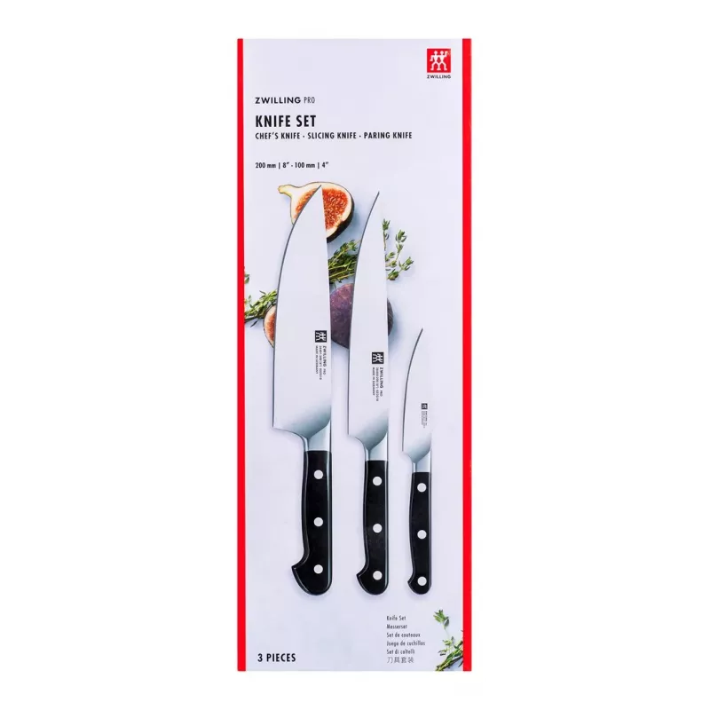 ZWILLING Set De 3 Couteaux Pro (384300070)