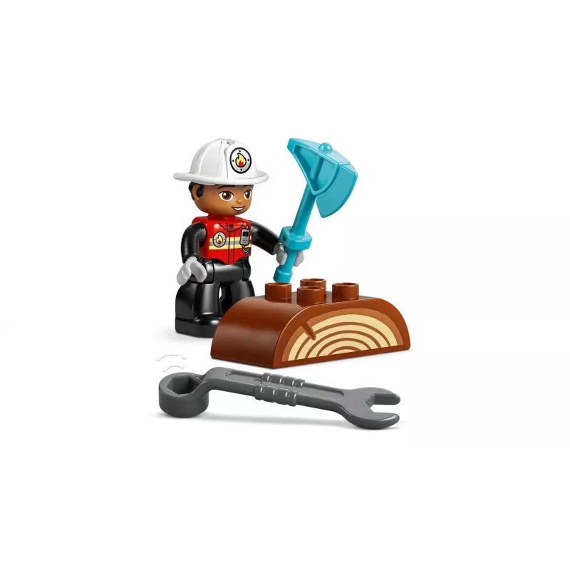 LEGO DUPLO 10473 Fire Truck with Hose and Firefighter