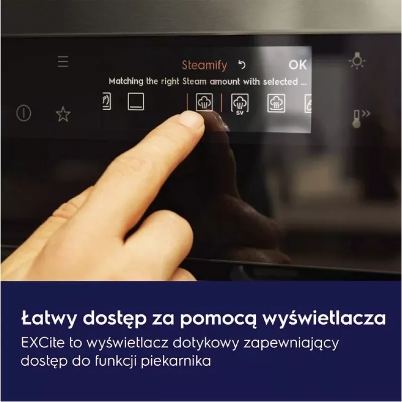 Built-in oven Electrolux LOB8S38V — 70 L, A++ energy, 220–240V, steam cleaning, telescopic slides, LED display